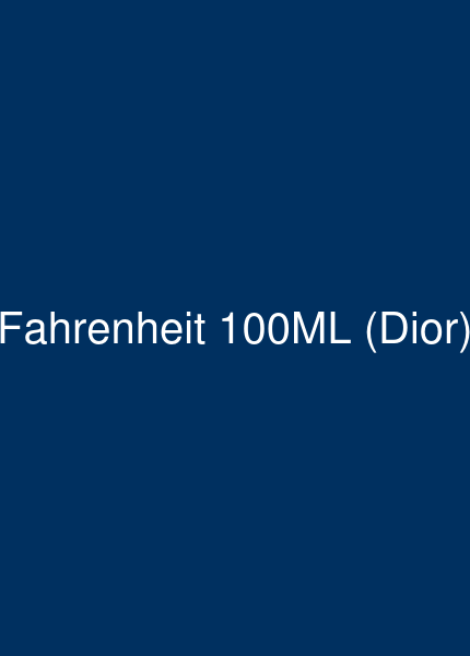 DIOR – FAHRENHEIT | 100ml EdT